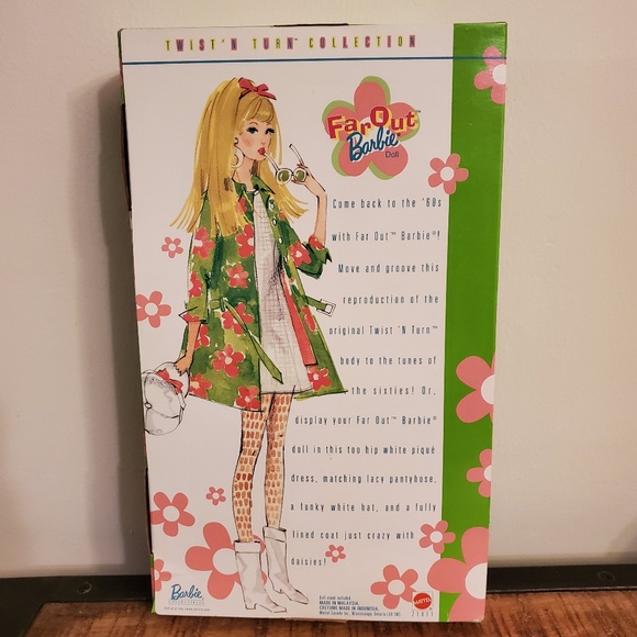 NIB Twist 'N Turn Collection Limited Edition Far Out Barbie Doll 1998 Mattel - Picture 3 of 5